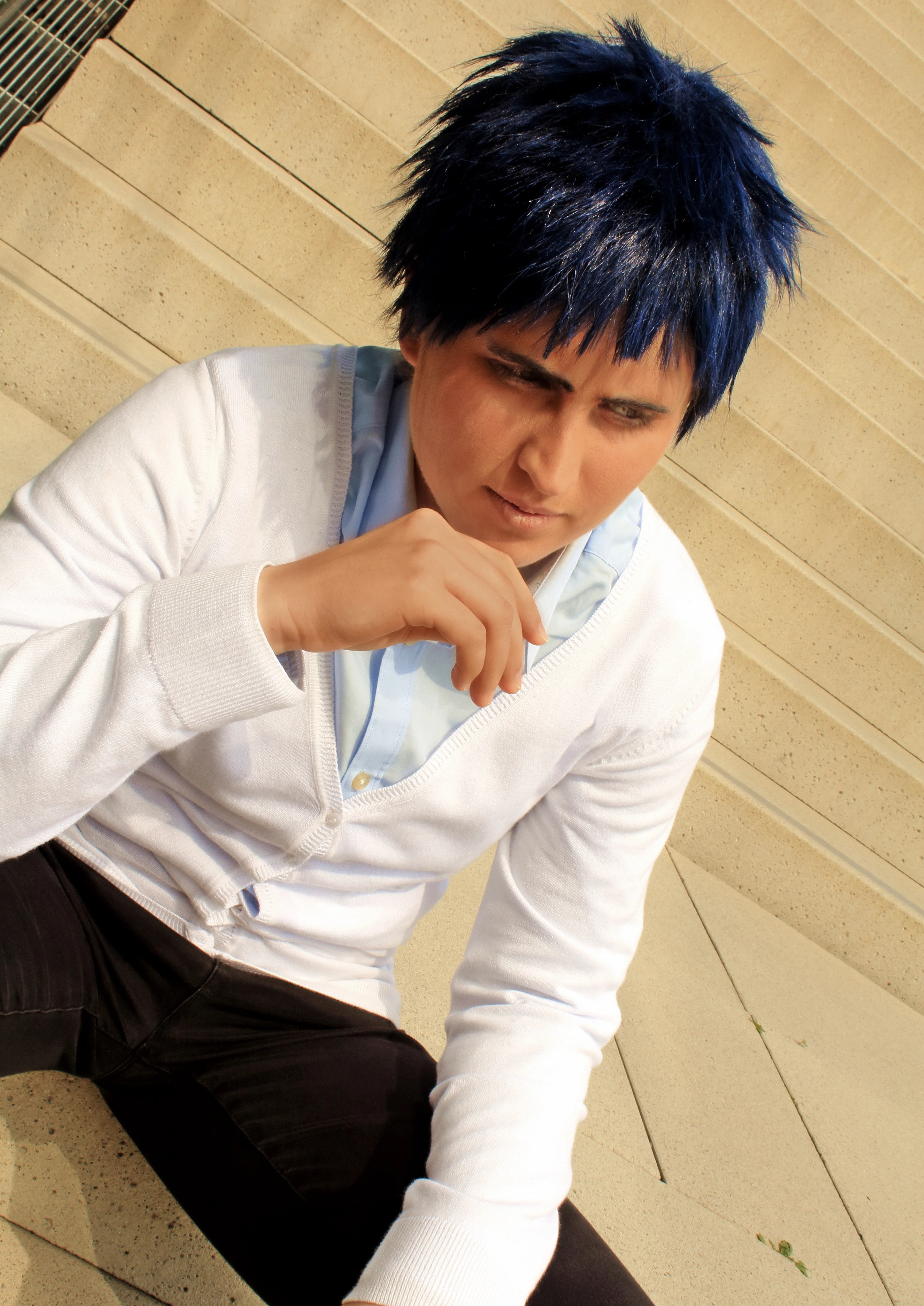 Cosplay-Cover: Aomine Daiki [Teiko Schuluniform]