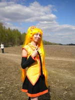Cosplay-Cover: Rainbow Miku {~Orange~}