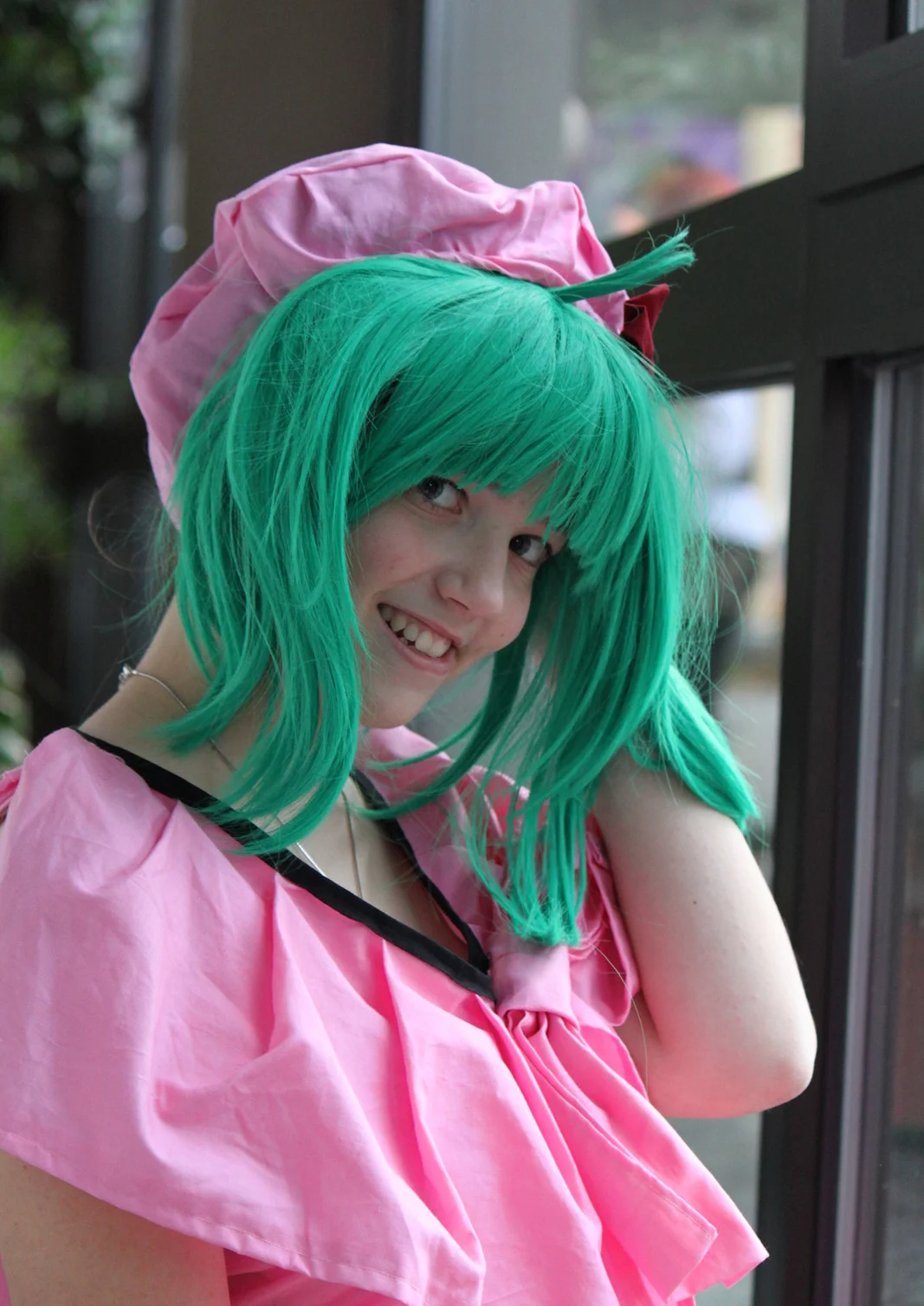 Cosplay-Cover: Ranka rosa kleid