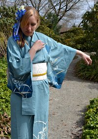 Cosplay-Cover: Yukata - blau