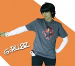 Cosplay-Cover: Murdoc Niccals [Skull Shirt]