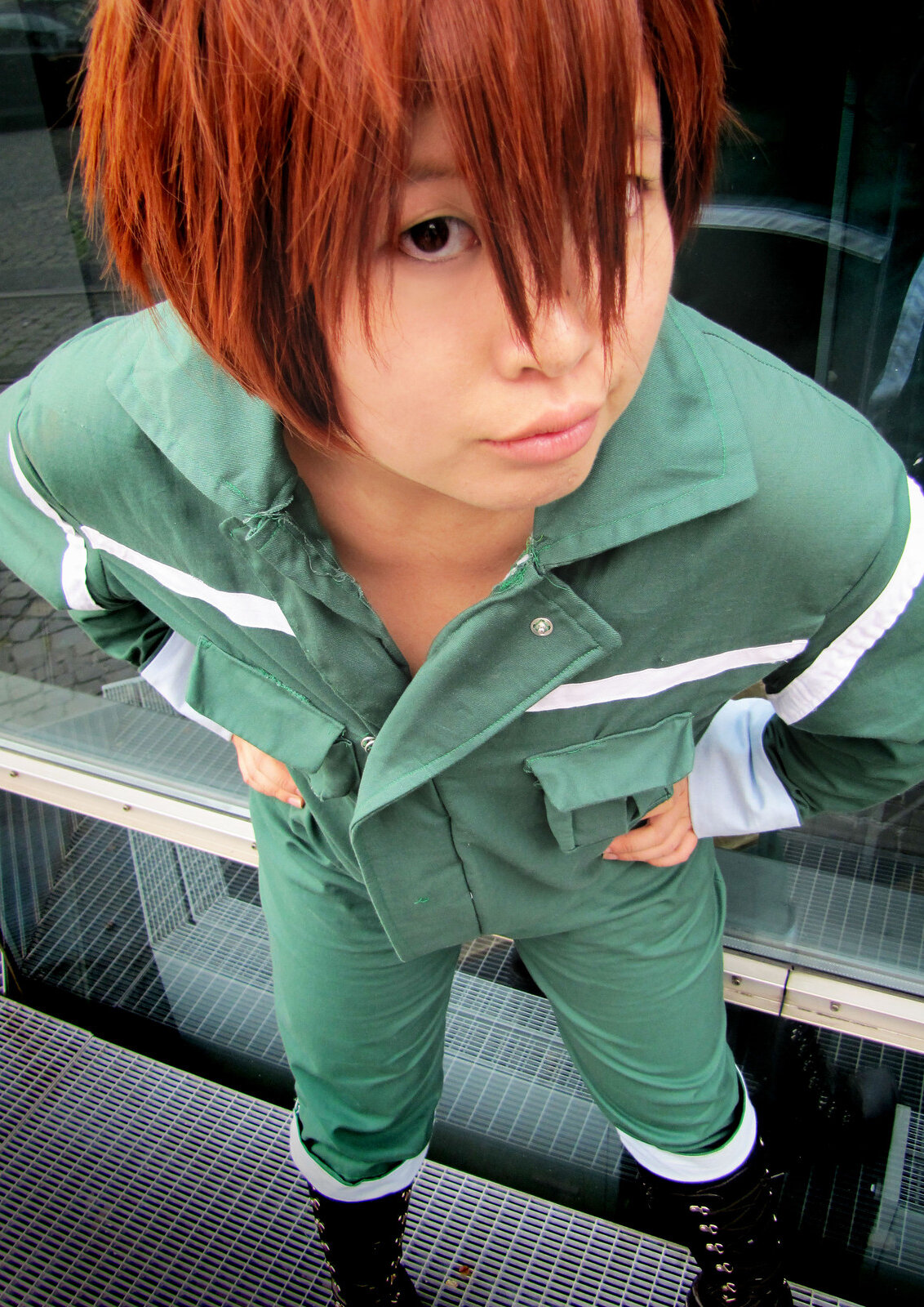 Cosplay-Cover: Sawada Tsunayoshi (沢田 綱吉) [Green Jumpsuit]