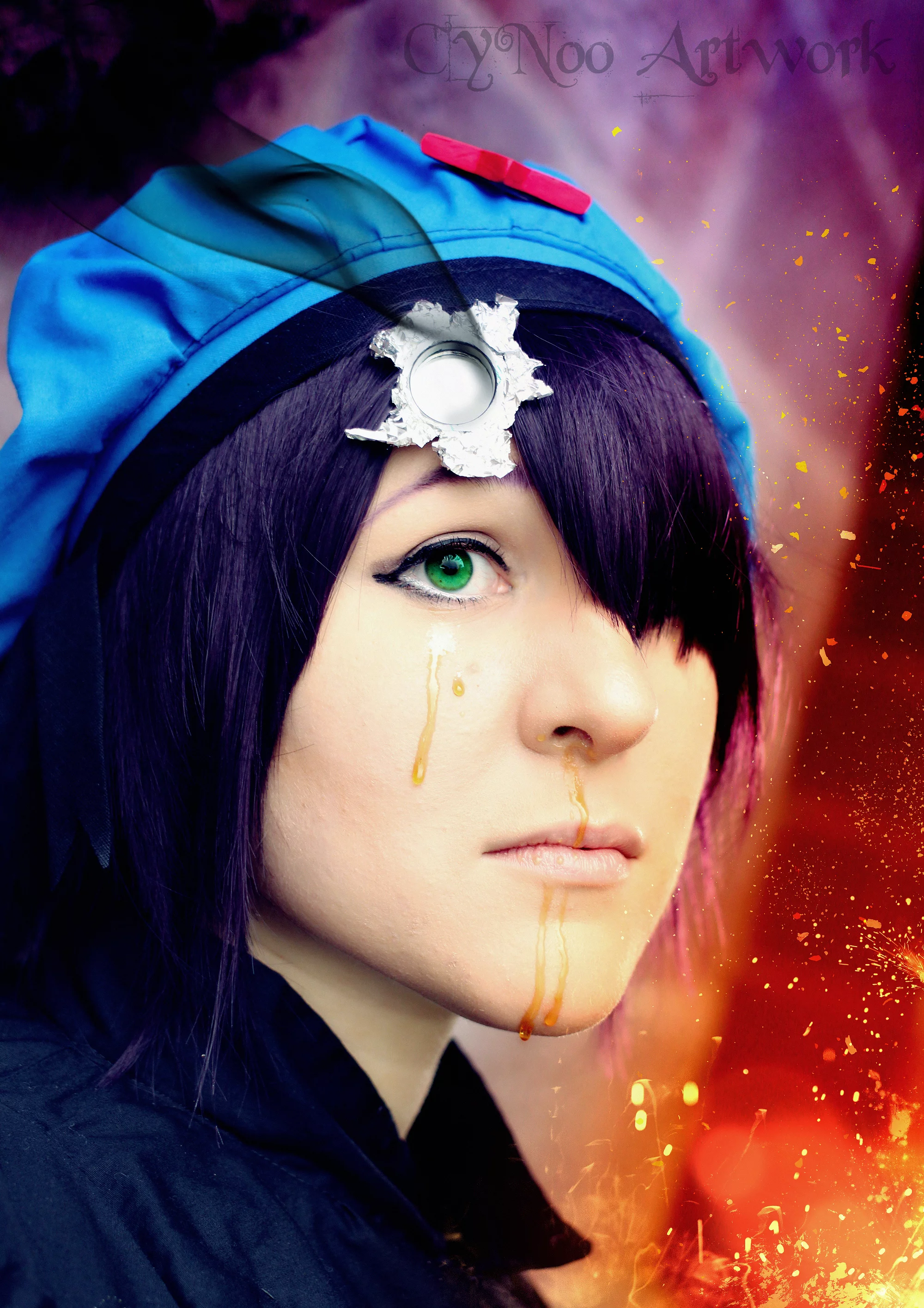 Cosplay-Cover: Cyborg Noodle - Rhinestone Eyes
