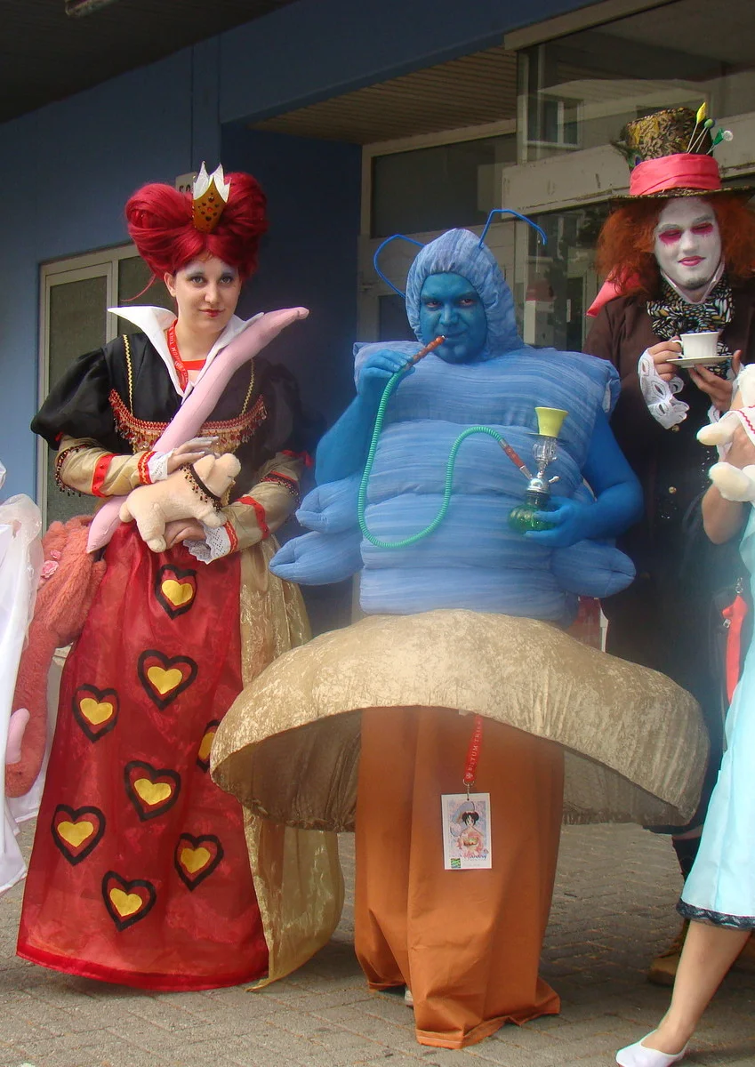 Cosplay-Cover: weiße Königin