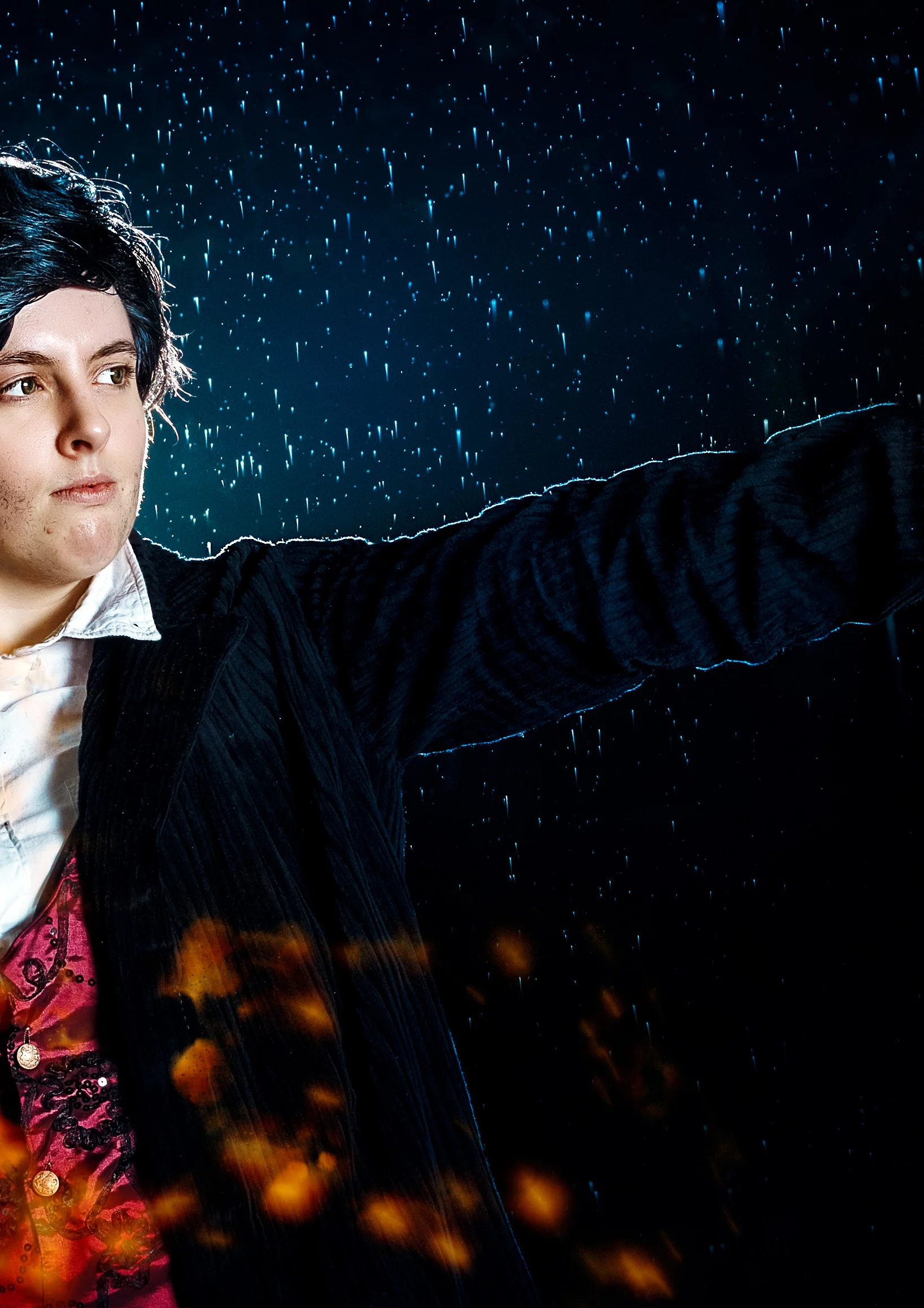 Cosplay-Cover: Sherlock Holmes Spiel im Schatten (Robert Downey J