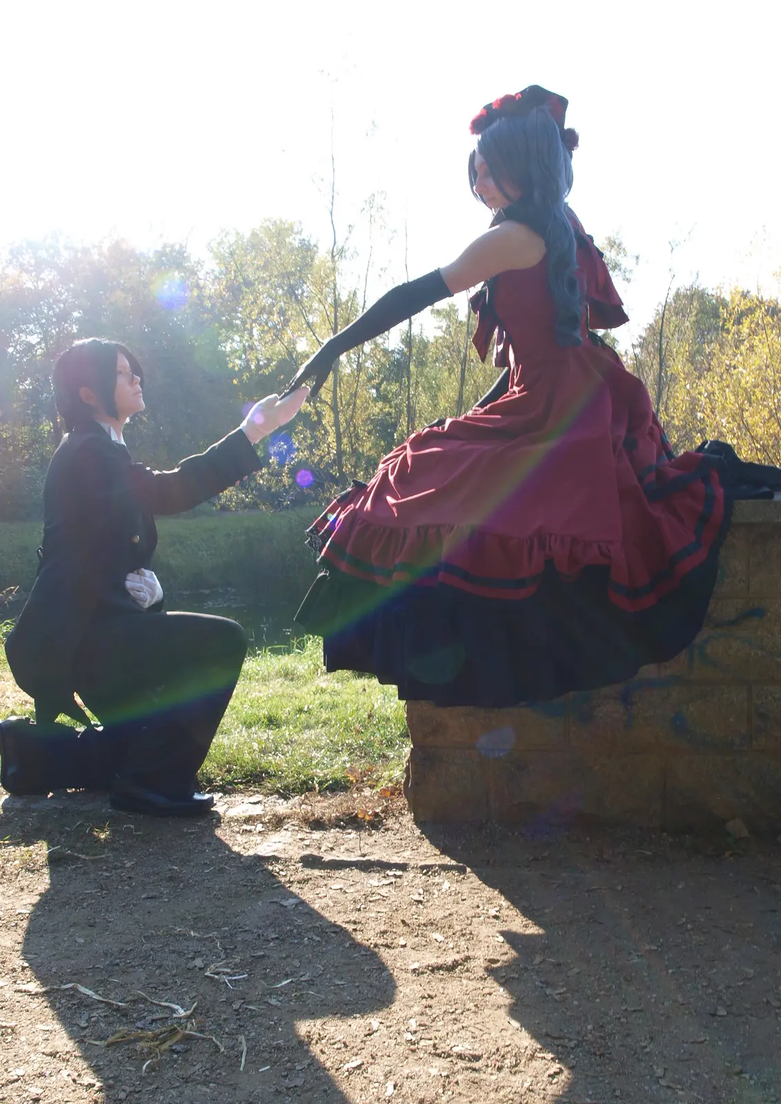 Cosplay-Cover: Ciel Phantomhive [red ball gown]