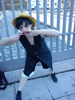 Cosplay-Cover: Monkey D. Ruffy (Black Version)