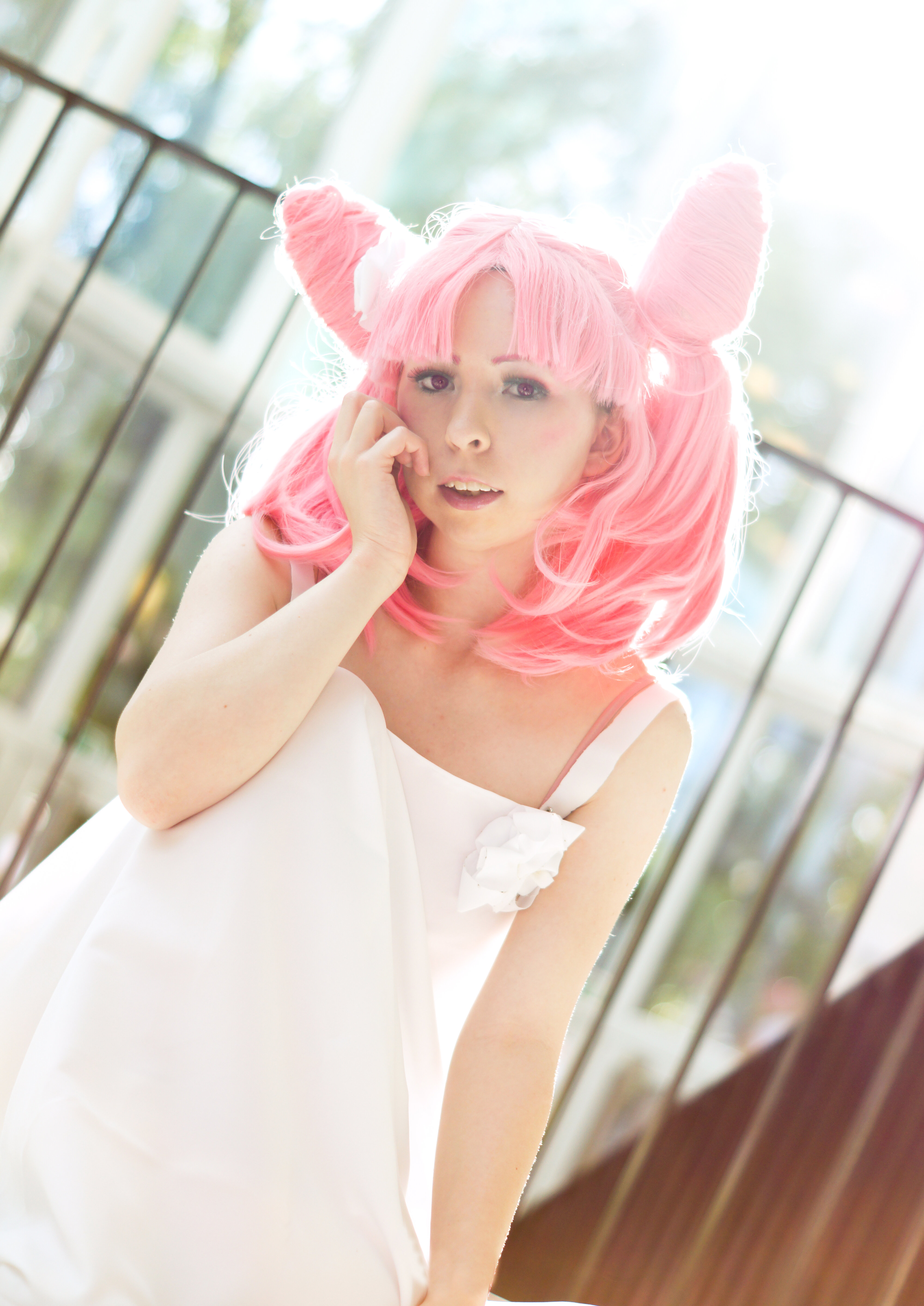 Cosplay-Cover: Chibiusa (white rose dress)