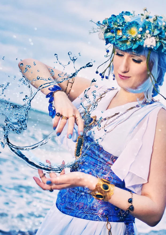 Cosplay-Cover: Umi Ryuuzaki (Flowercrown)