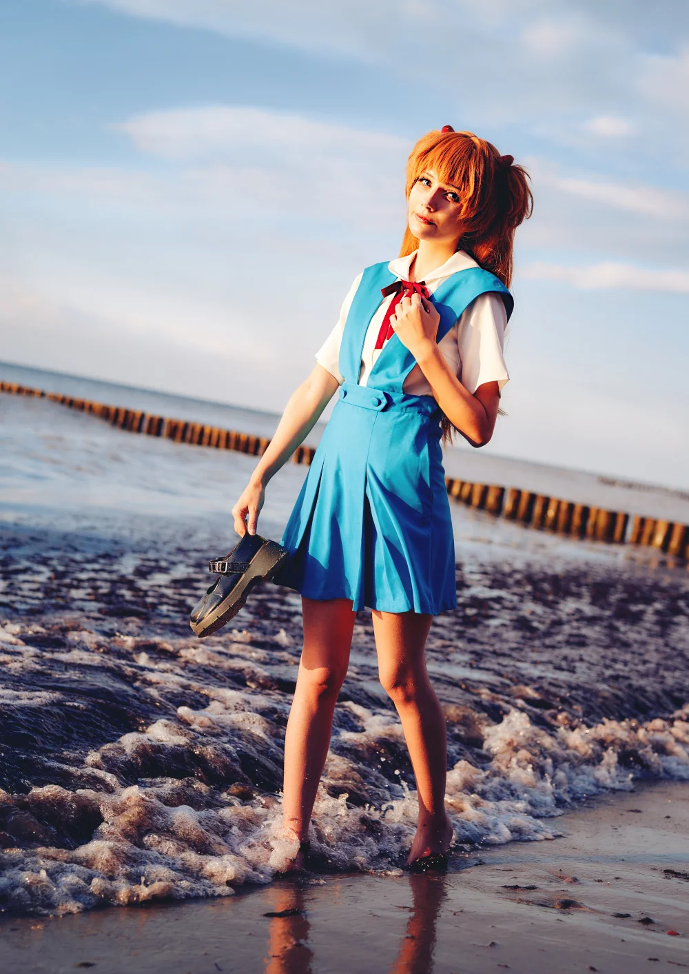 Cosplay-Cover: Asuka Langley Soryu (Uniform)