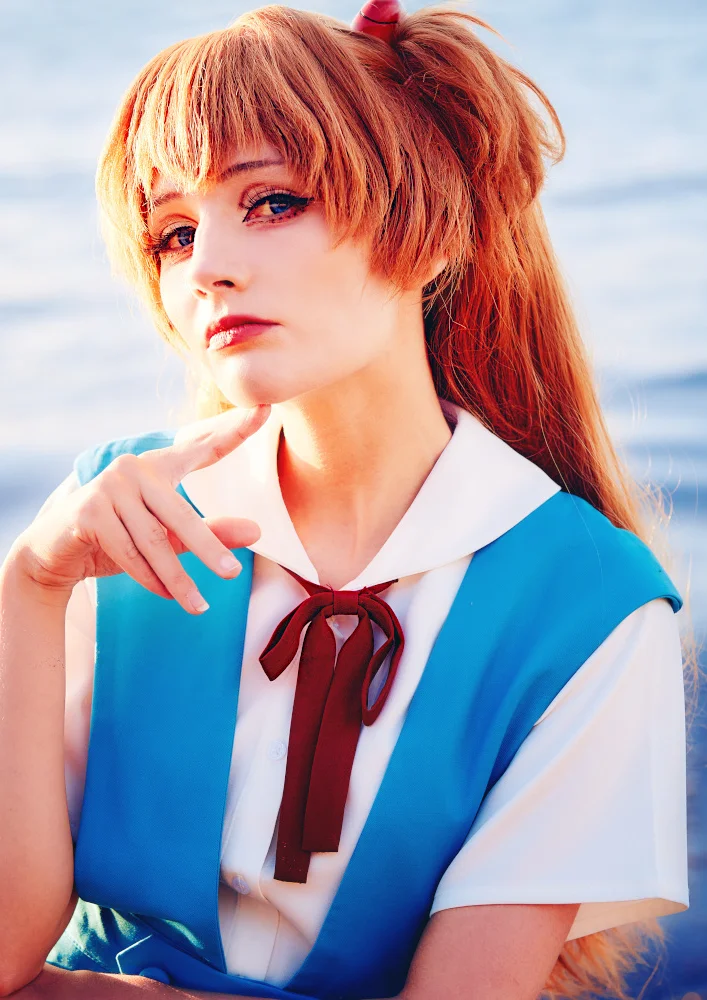Cosplay-Cover: Asuka Langley Soryu (Uniform)