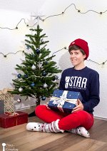 Cosplay-Cover: Barry Allen (Christmas Version)