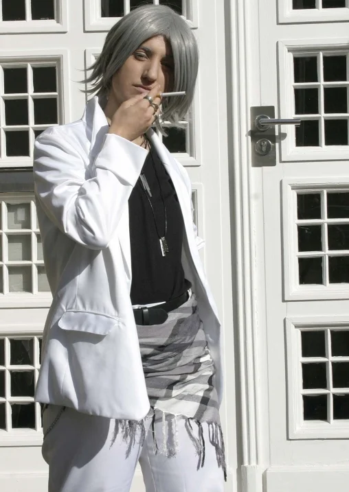 Cosplay-Cover: Gokudera Hayato (White Suit)