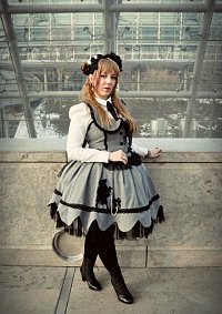 Cosplay-Cover: Gothic Lolita Exquisite Rhinestone&Dotted Gauze Ou