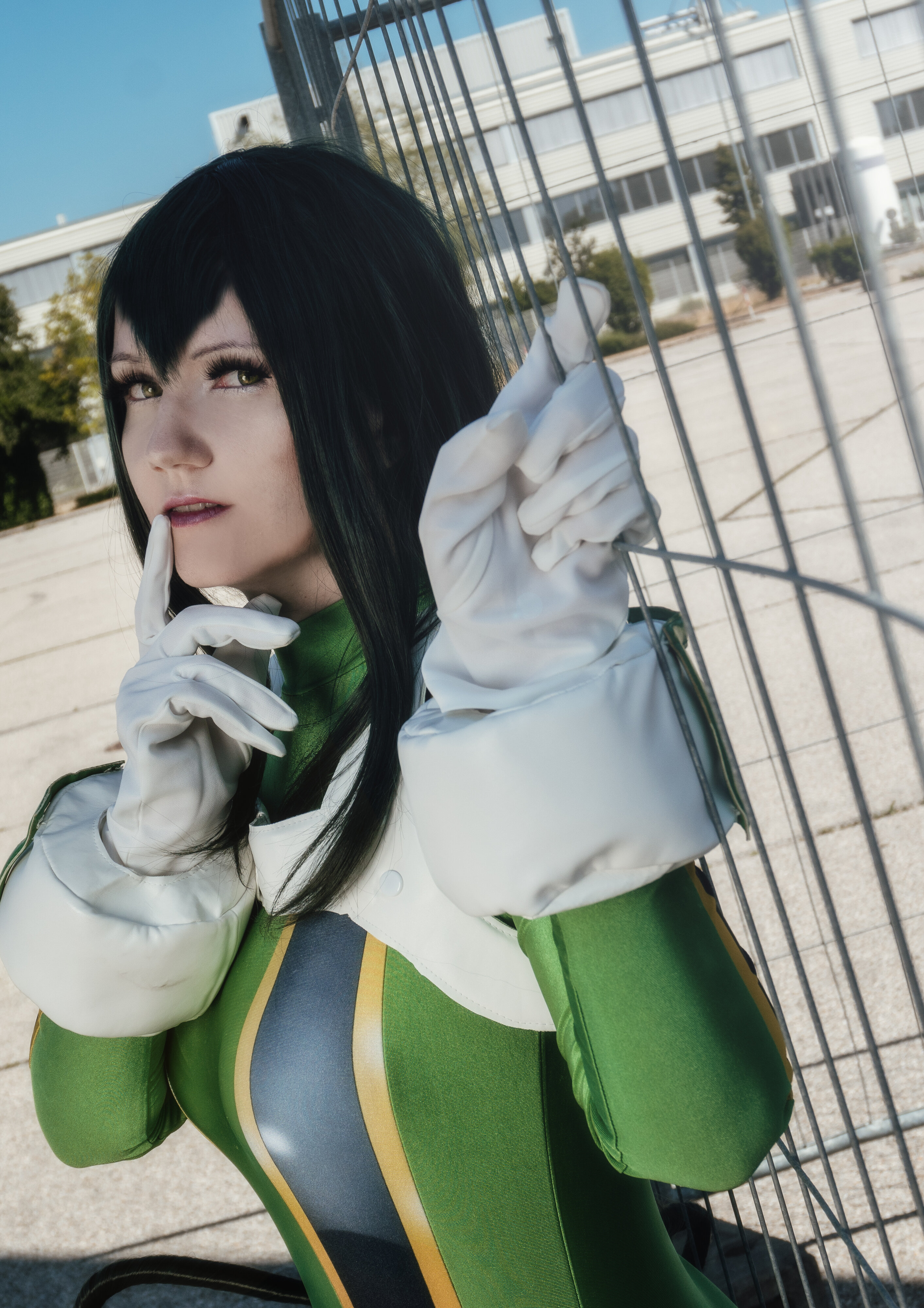 Cosplay-Cover: Tsuyu Asui (Hero Suit)