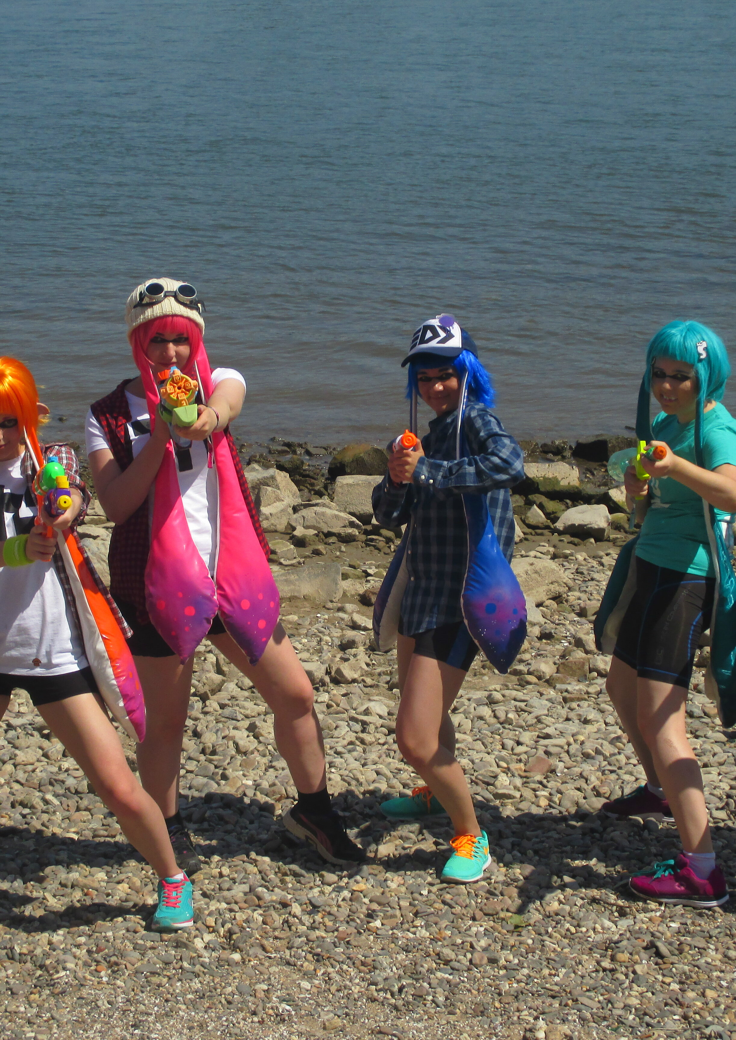 Cosplay-Cover: Inkling Girl (Orange)