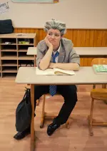 Cosplay-Cover: Bokuto Kōtarō (Schuluniform)
