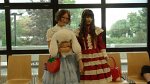 Cosplay-Cover: blau-rot sweet Lolita