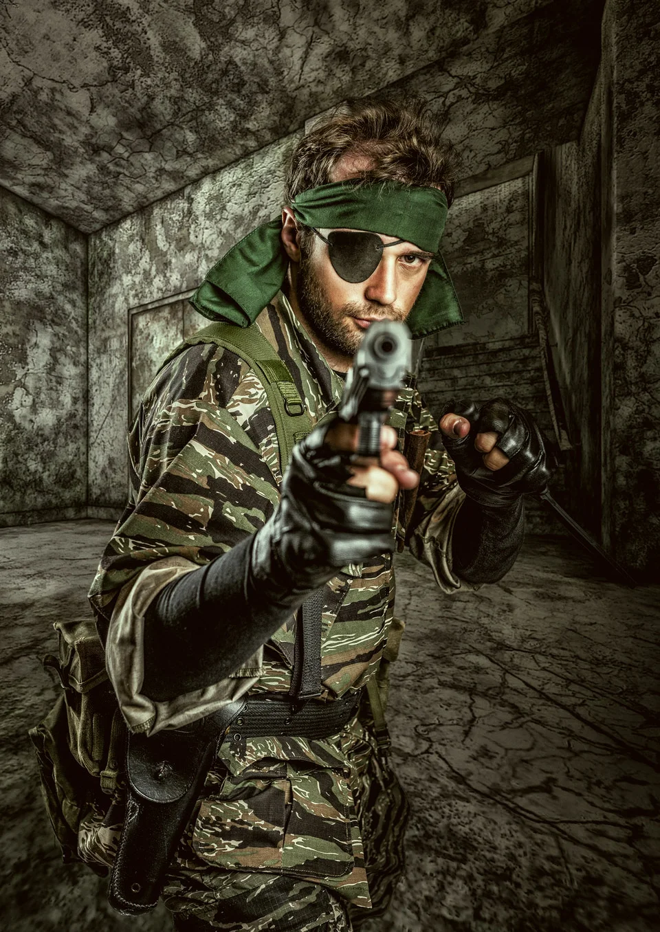 Cosplay-Cover: Naked Snake/Big Boss