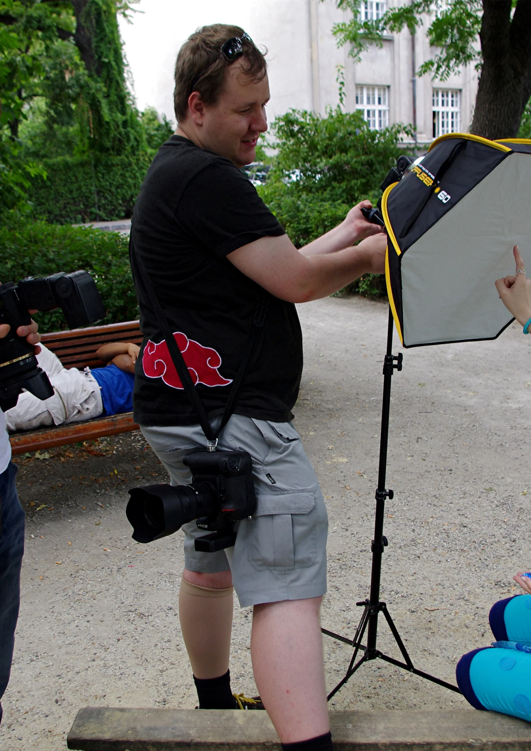 Cosplay-Cover: Ich bei der Arbeit