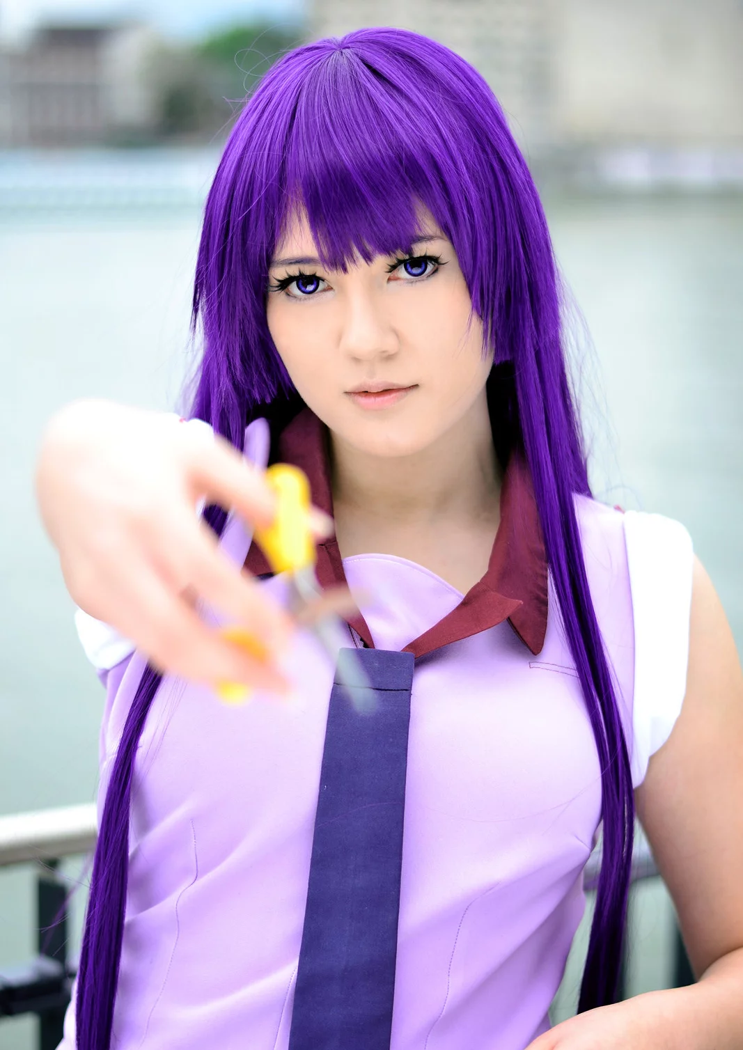 Cosplay-Cover: Hitagi Senjougahara [Sommeruniform]