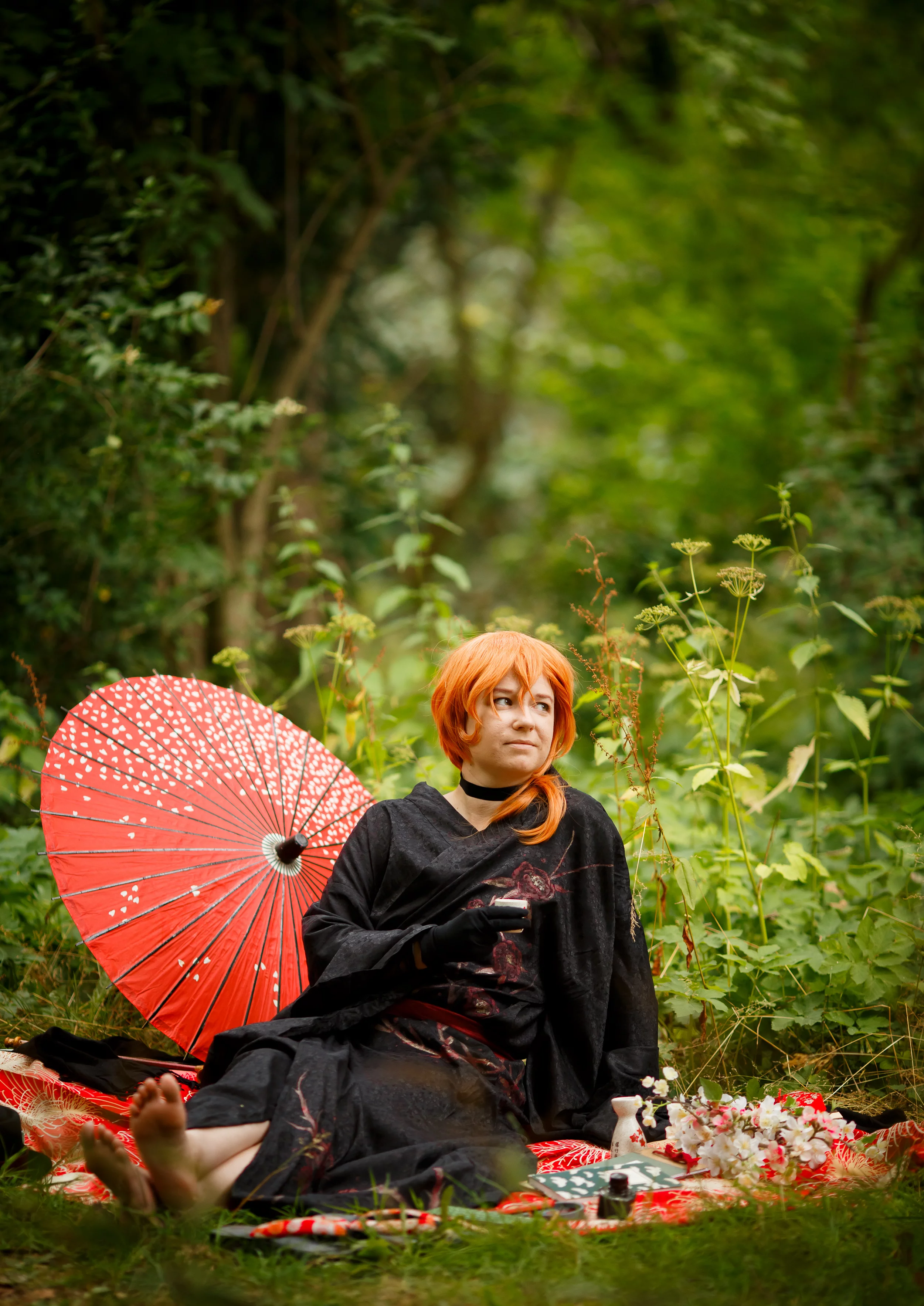 Cosplay-Cover: Chuya ~ black Kimono