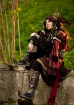 Cosplay-Cover: orientalische Wächterin (Eigenkreation)