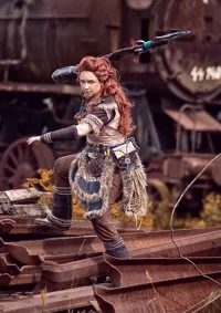 Cosplay-Cover: Aloy (Nora Survivor)