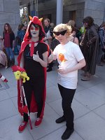 Cosplay-Cover: Terezi Pyrope (Scalemate-cape)