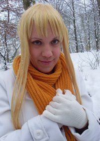 Cosplay-Cover: Winry Rockbell (Winterversion)