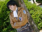 Cosplay-Cover: Levi Ackermann - Scouting Legion Outfit