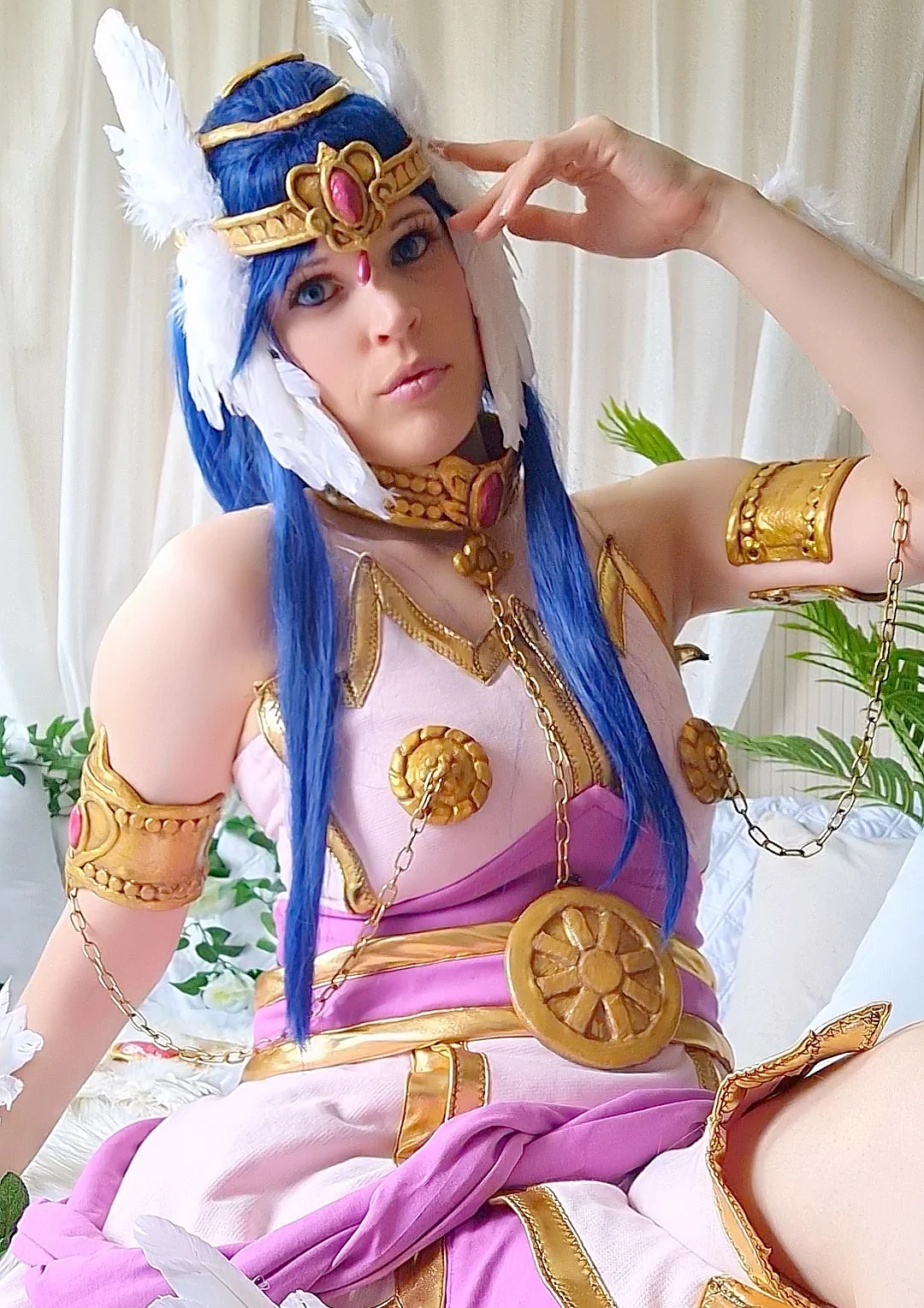 Cosplay-Cover: Hakuei Ren [Djinn Equip Paimon] (Black Hair)