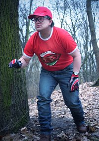 Cosplay-Cover: Dwight Fairfield (Pizza Outfit)