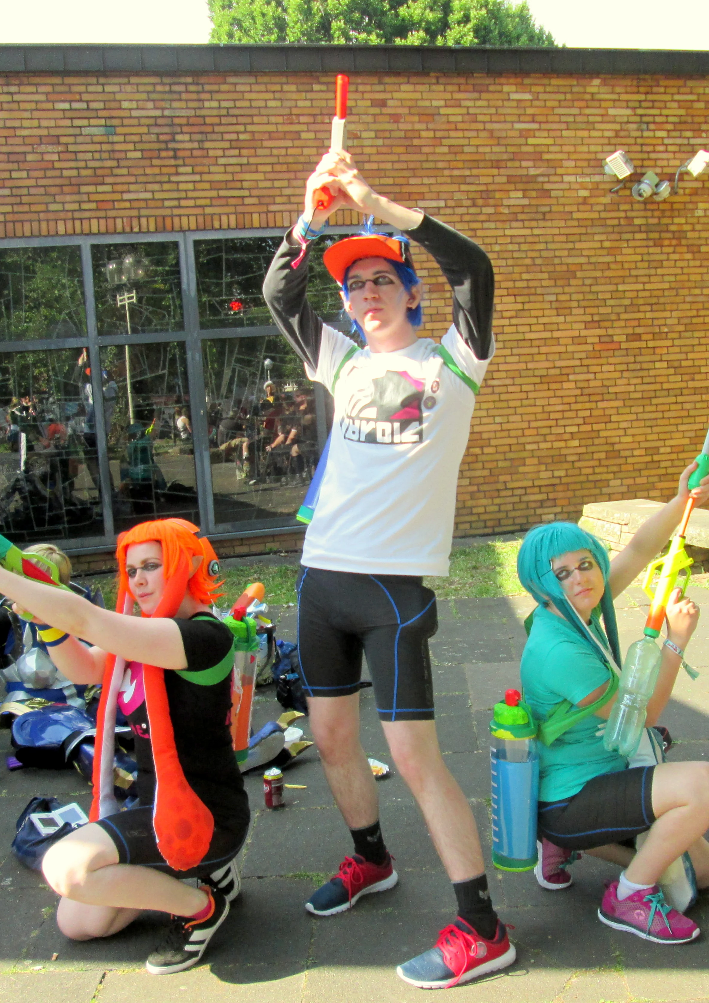 Cosplay-Cover: Blue Inkling boy (splatoon)