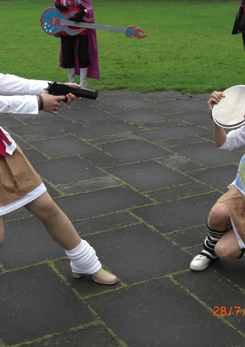 Cosplay-Cover: Schülerin
