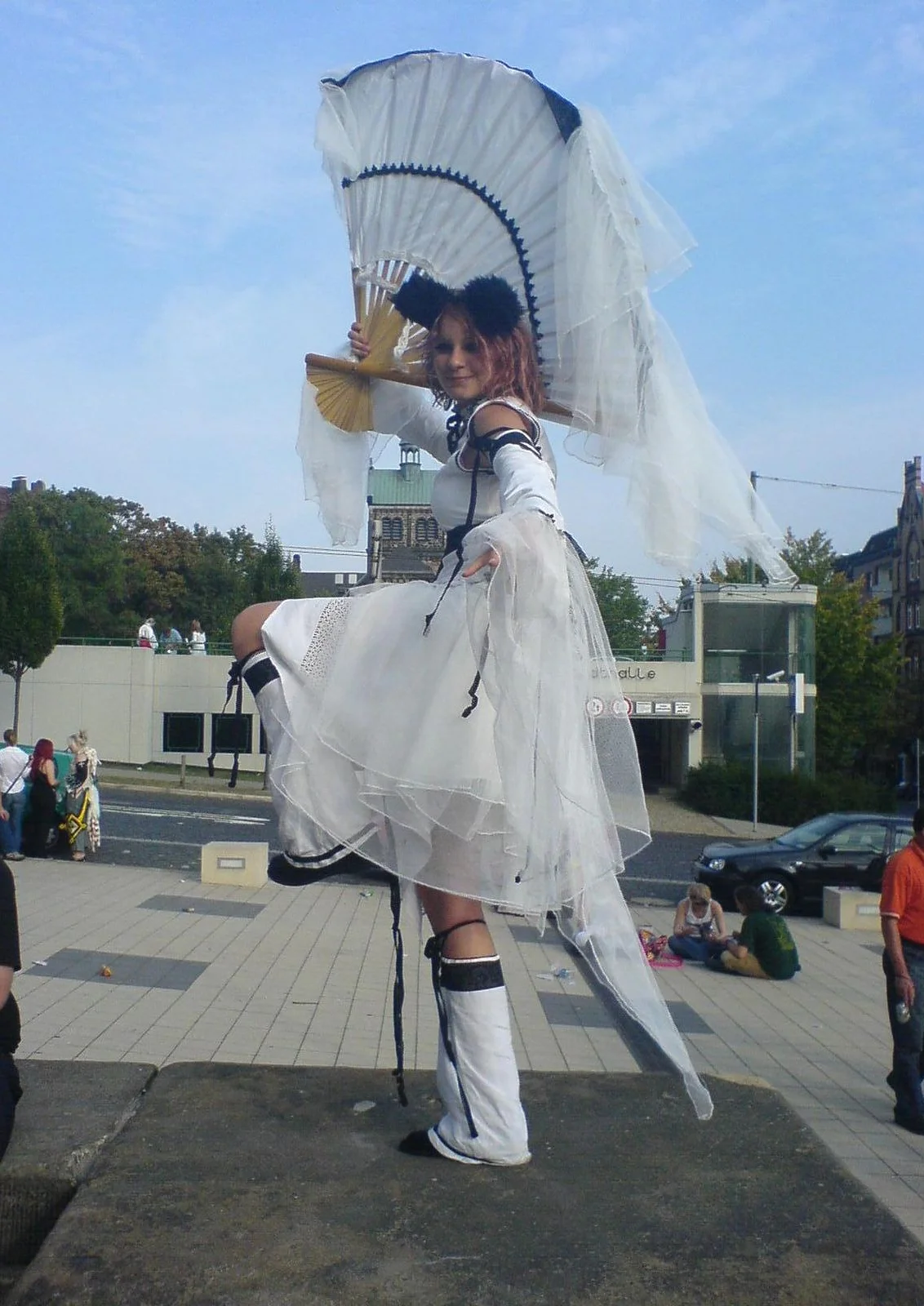 Cosplay-Cover: Fächer Catgirl