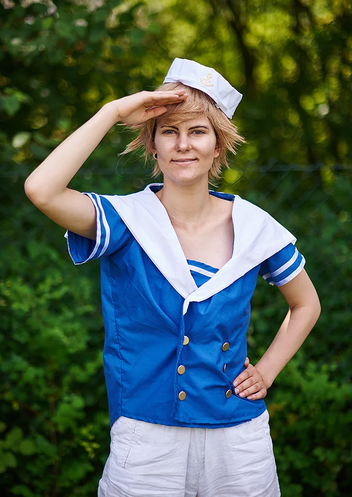 Cosplay-Cover: Dänemark Sailor Version