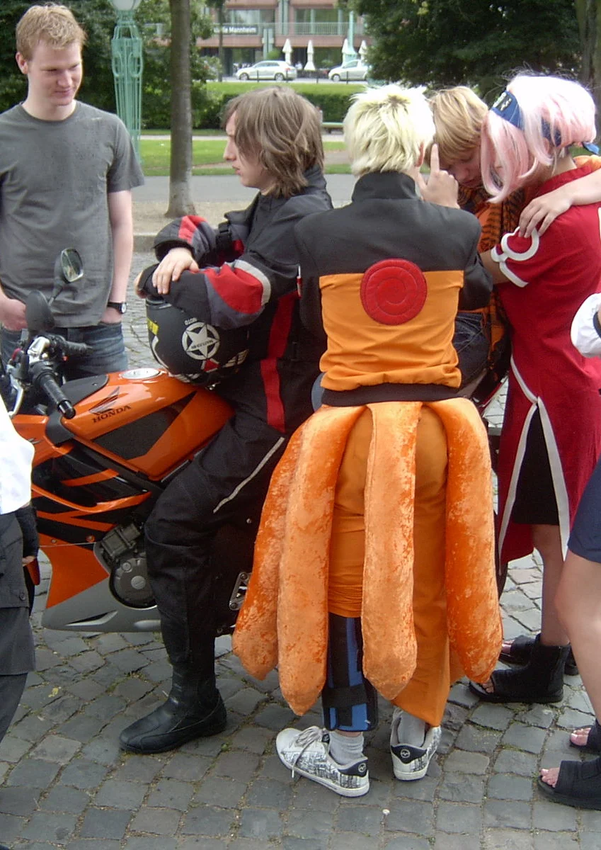 Cosplay-Cover: Uzumaki Naruto shippuuden (kyubi style in auf bau 