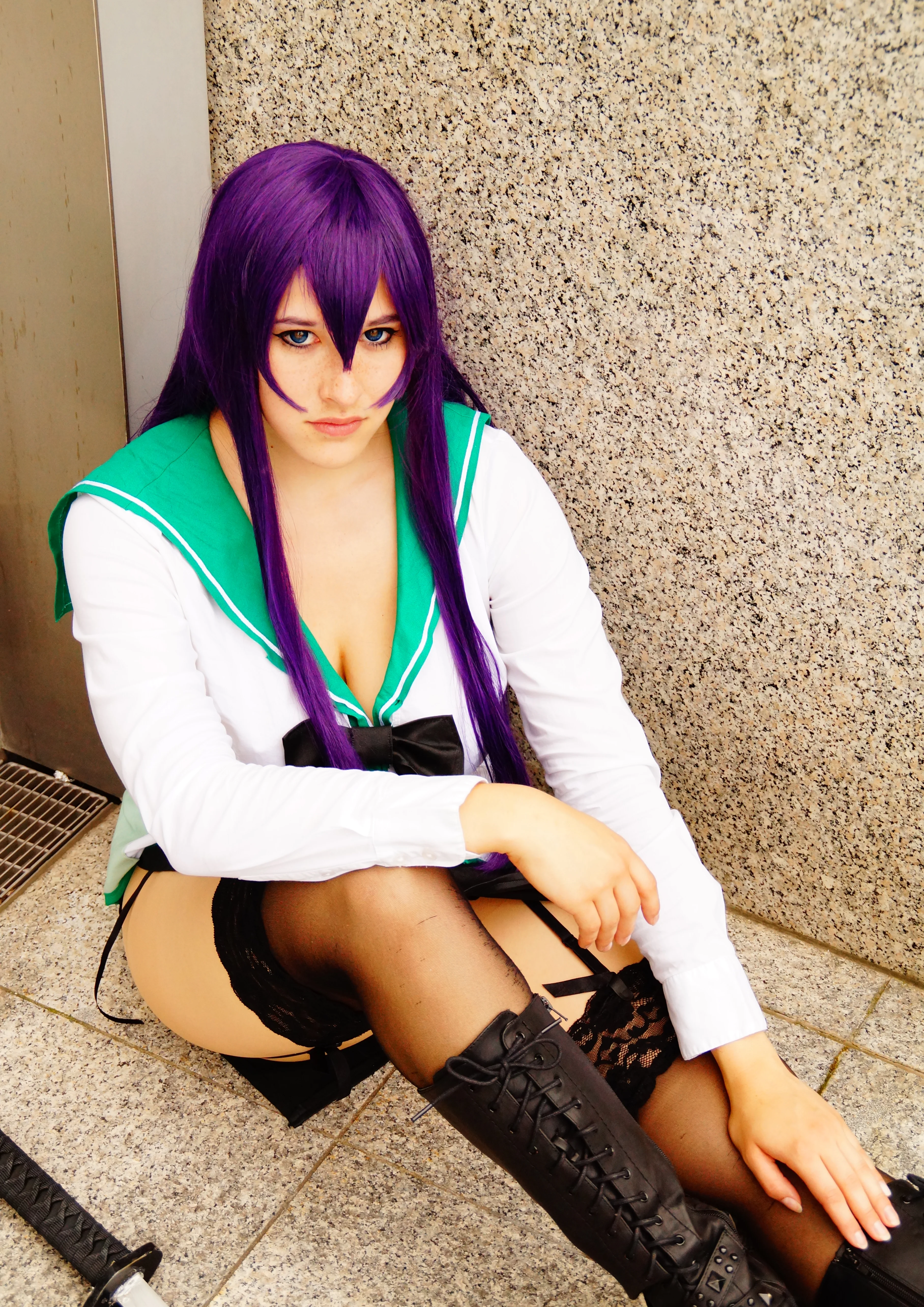 Cosplay-Cover: Saeko Busujima - Battle Version