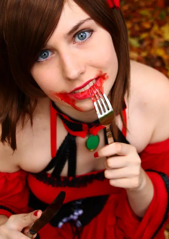 Cosplay-Cover: MEIKO evil food eater conchita