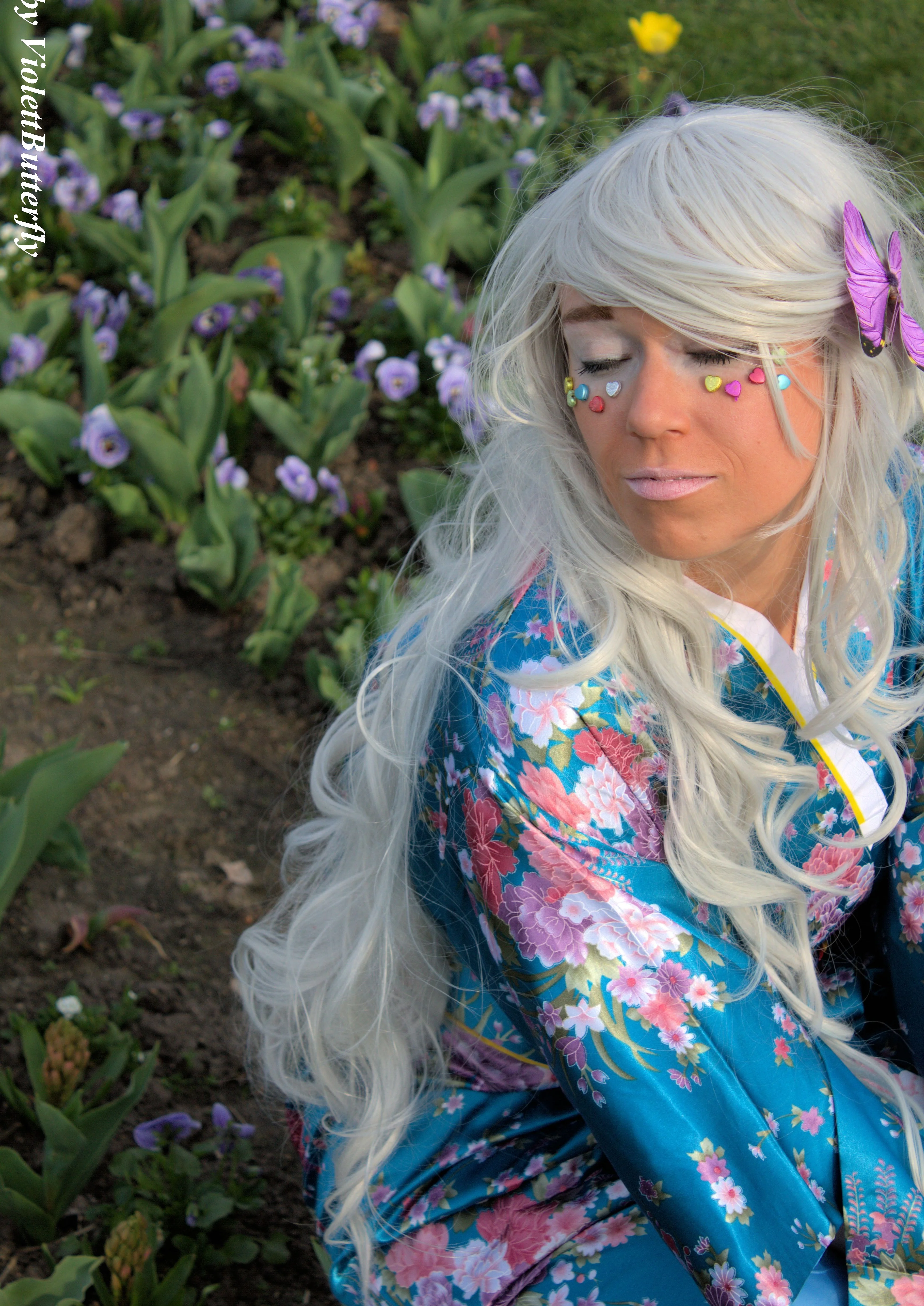 Cosplay-Cover: Sarah Kimono Version (HunieCam Studio)