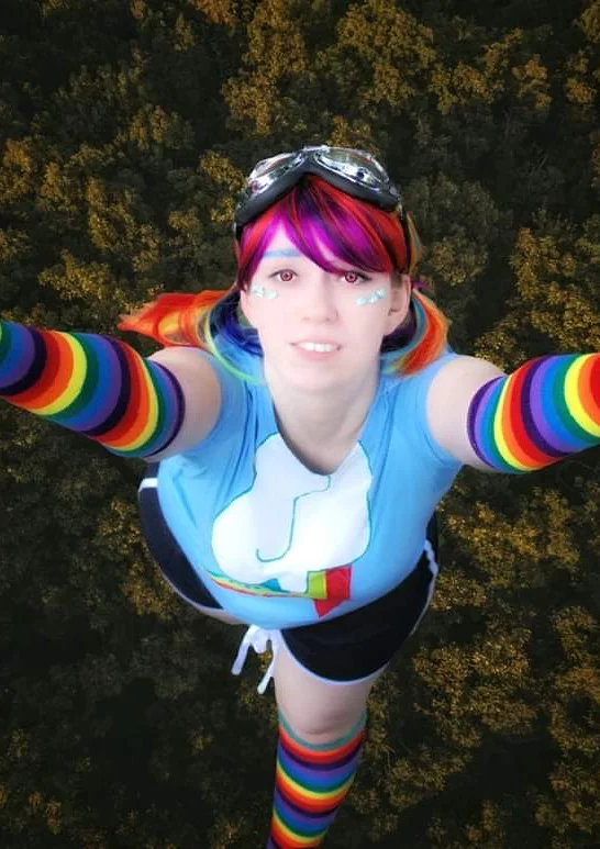 Cosplay-Cover: Rainbow Dash Gijinka