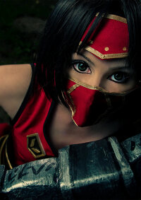 Cosplay-Cover: Akali - Crimson