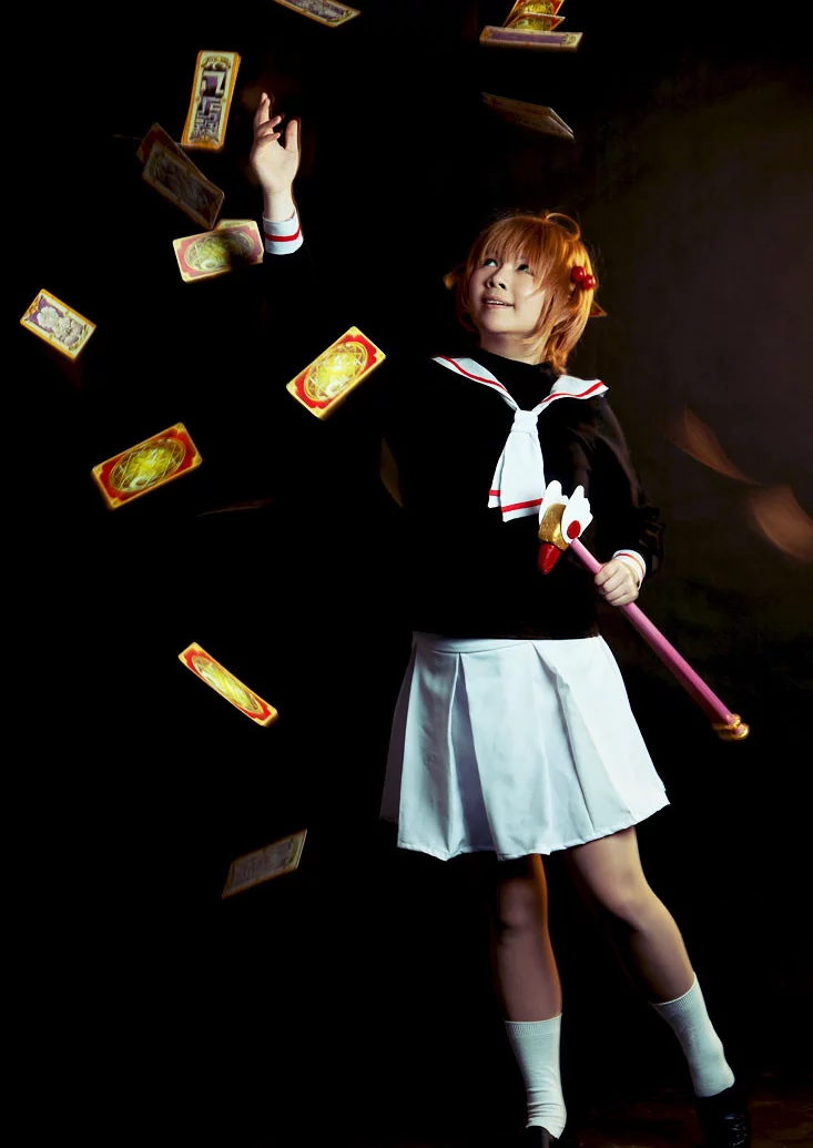 Cosplay-Cover: Kinomoto Sakura [Winter Schuluniform]