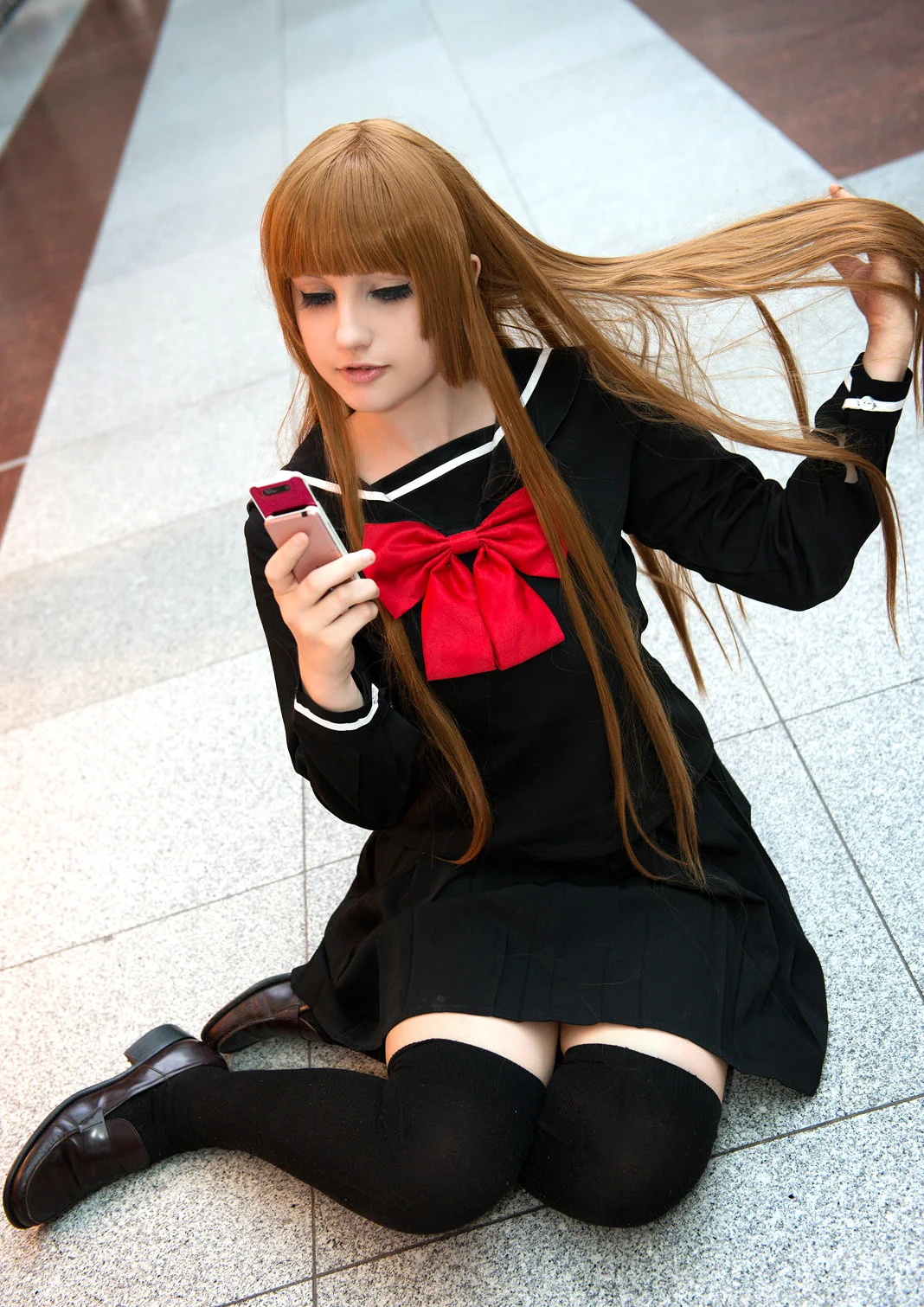 Cosplay-Cover: Aika Fuwa · 不破愛花( Winter School Uniform )