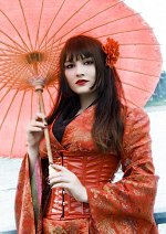 Cosplay-Cover: Red Kimono ~ Handmade ~ Mai 2010