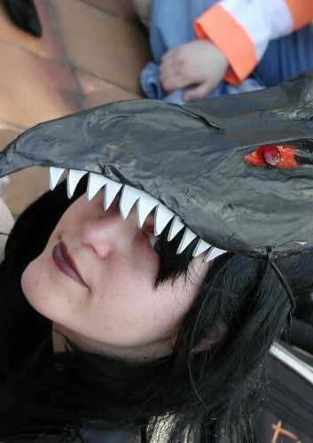 Cosplay-Cover: Red Eyes Black Dragon-Girl