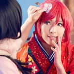 Cosplay: Maki Nishikino ♡【NY Kimono】