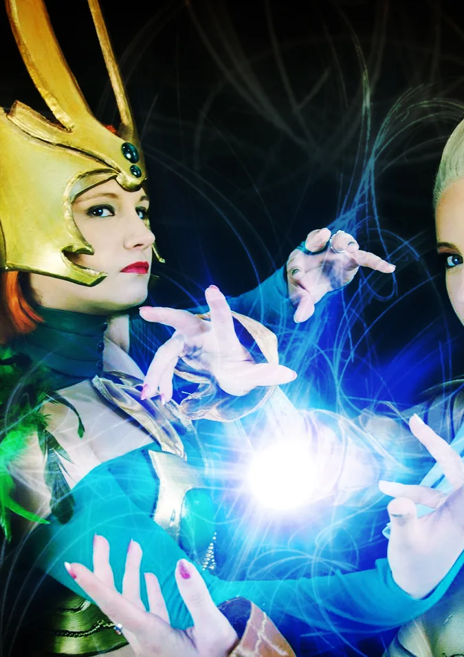 Cosplay-Cover: Enchantress (Marvels Avengers Academy Skin)