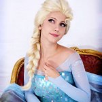 Cosplay: Elsa (Eiskleid)